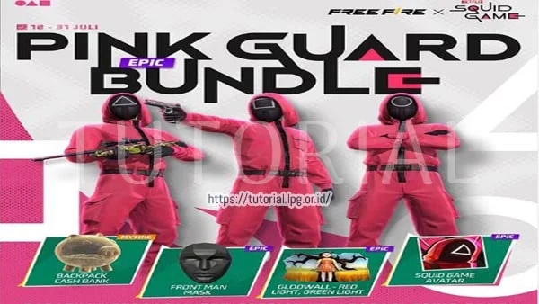 Kode Redeem FF PINK GUARDS BUNDLE Senin 21 Juli 2025 Jadikan Item Perdana!